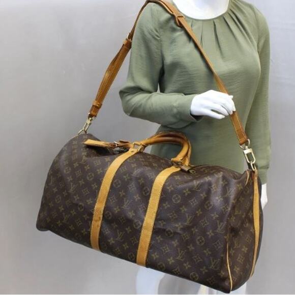 💎✨STUNNING✨💎AUTHENTIC LV Keepall Bandouliere 55 Travel bag - Picture 1 of 16